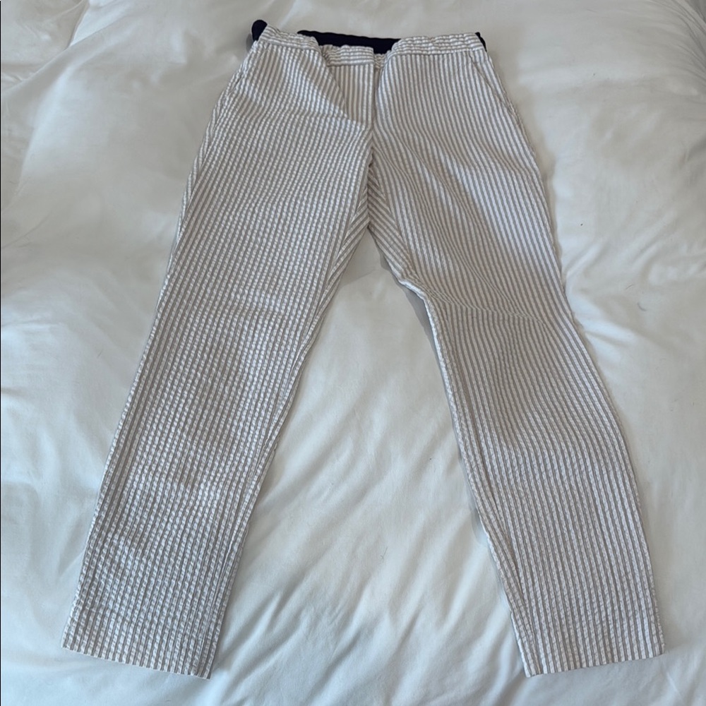 Women’s Striped Beige Pants